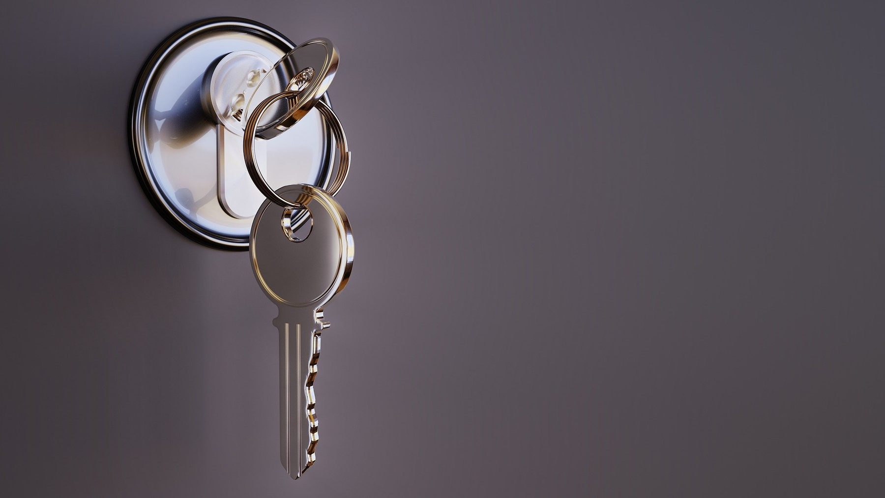 Keys representing key holding and security equipment