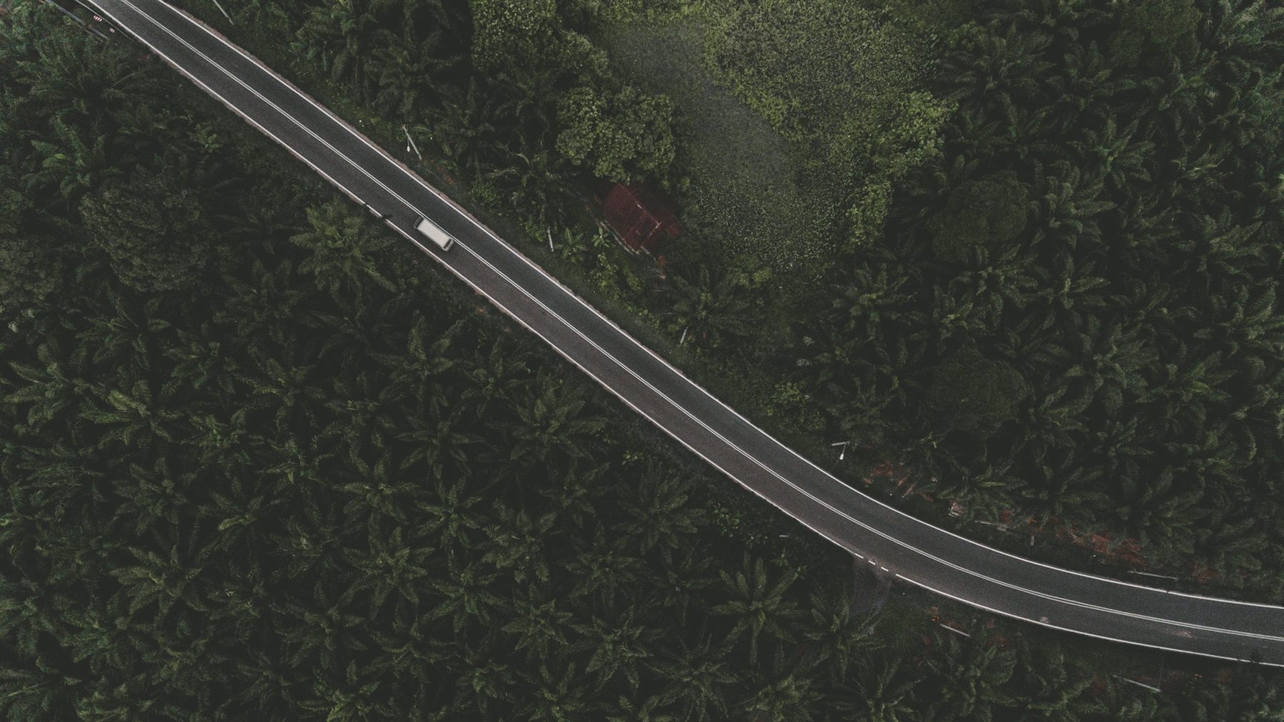 Road at dusk representing mobile patrol routes